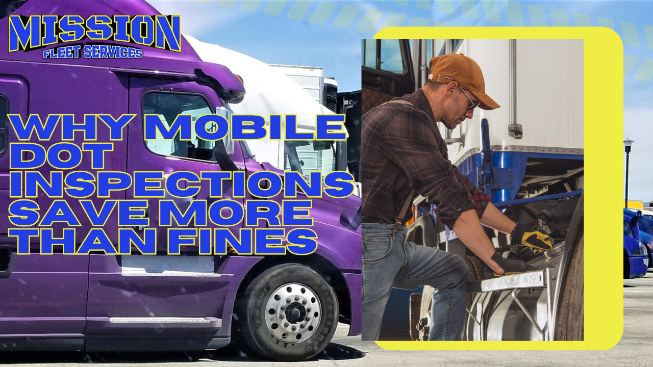 Why Mobile DOT Inspections Save More Than Fines
